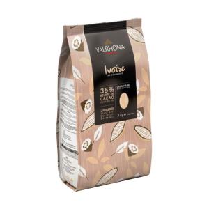 Λευκή Σοκολάτα Ivoire 35% (Beans) 3Kg - Valrhona