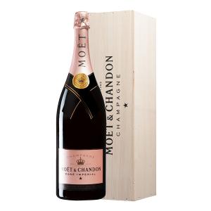 Moet & Chandon Rose Imperial Champagne in Wooden Box 3.0L | Moet & Chandon