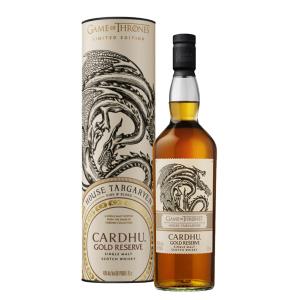 Cardhu Gold Reserve Game of Thrones House Targaryen 700ml | Speyside Single Malt Scotch Whisky | Cardhu