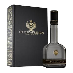 Legend of Kremlin Vodka with Gift Box Black Book 700ml | Premium Russian Vodka | Itar Distillery