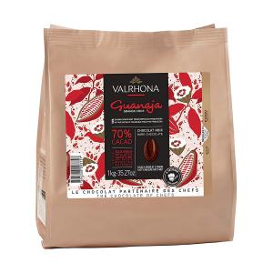 Dark Chocolate Guanaja 70% in Beans 1Kg | Bittersweet, Elegant and Aromatic | Valrhona