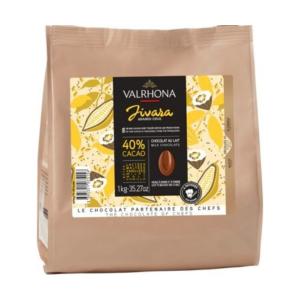 Σοκολάτα Γάλακτος Jivara 40% σε Κόκκους (Beans) 1Kg | Πλούσια Γεύση Κρέμας και Κακάο | Valrhona