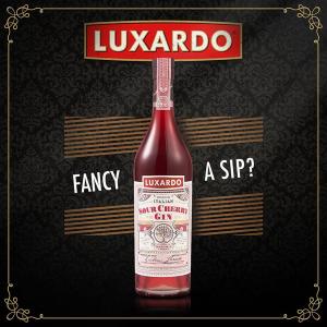 Luxardo Sour Cherry Gin 700ml | Flavoured Italian Gin | Luxardo