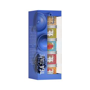 Afternoon Tea Gift Set 5x25g | Collection of Five Flavored and Herbal Teas | Kusmi Tea