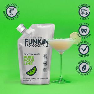 Funkin Lime Puree 1kg | Πουρές για Κοκτέιλ με Γεύση Λάιμ | Funkin Cocktails