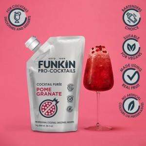 Funkin Pomegranate Puree 1kg | Πουρές για Κοκτέιλ με Γεύση Ρόδι | Funkin Cocktails