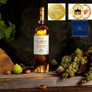 UWC Samos Samos Vin Doux | PDO Samos Sweet White Wine Muscat (2023) 750ml | U.W.C. Samos