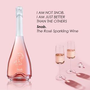 Messenicola Snob | PGI Karditsa Sparkling Rose Dry Wine Limnionas (2021) 750ml | Winery Monsieur Nicolas
