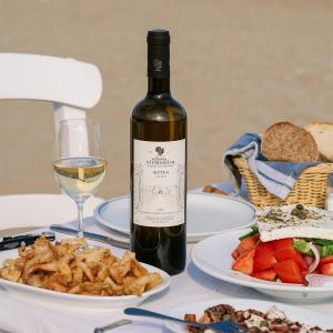 Alfega Λευκός | ΠΓΕ Κοιλάδα Αταλάντης Ξηρός Sauvignon Blanc Μαλαγουζιά Ρομπόλα (2022) 750ml | Κτήμα Χατζημιχάλη