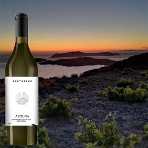 Anhydrous Άφουρα Λευκός | ΠΟΠ Σαντορίνη Ξηρός Ασύρτικο (2022) 750ml | Anhydrous Winery