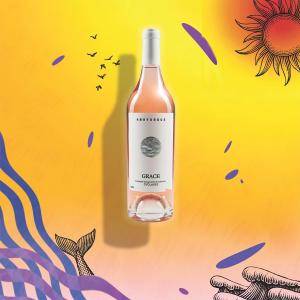 Anhydrous Grace Rose | PGI Cyclades Dry Wine Μandilaria Aidani (2023) 750ml | Anhydrous Winery