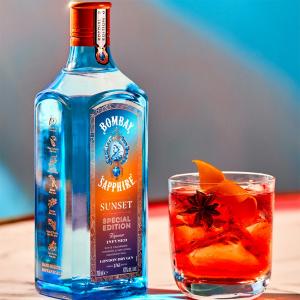 Bombay Sapphire Sunset Gin 700ml | London Dry Gin | Bombay