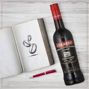 Luxardo Sambuca Passione Nera Liqueur 700ml | Italian Liqueur | Luxardo