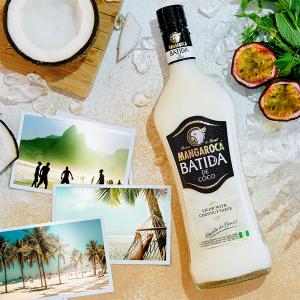 Mangaroca Batida De Coco Liqueur 700ml | Brazilian Liqueur | Mangaroca Batida