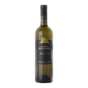 Κτήμα Μιχαλάκη Gold Cuvee Λευκός | ΠΓΕ Ηράκλειο Ξηρός Μοσχάτο Σπίνας Βιδιανό Chardonnay (2022) 750ml | Κτήμα Μιχαλάκη