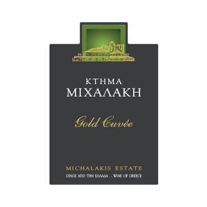 Κτήμα Μιχαλάκη Gold Cuvee Λευκός | ΠΓΕ Ηράκλειο Ξηρός Μοσχάτο Σπίνας Βιδιανό Chardonnay (2022) 750ml | Κτήμα Μιχαλάκη