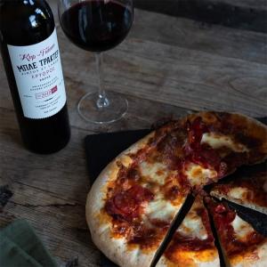 Μπλέ Τρακτέρ Ερυθρός | ΠΓΕ Μακεδονία Ξηρός Cabernet Sauvignon Syrah Merlot (2021) 750ml | Κυρ Γιάννη