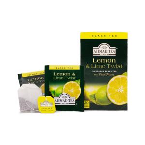 Ahmad Tea Lemon and Lime Black Tea 20 Φακελάκια 40g | Μαύρο Τσάι με Λεμόνι και Λάιμ | Ahmad Tea