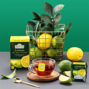 Ahmad Tea Lemon and Lime Black Tea 20 Φακελάκια 40g | Μαύρο Τσάι με Λεμόνι και Λάιμ | Ahmad Tea