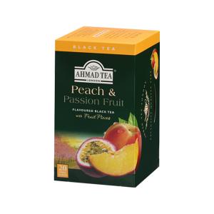 Ahmad Tea Peach and Passionfruit Black Tea 20 Teabags 40g | Ahmad Tea