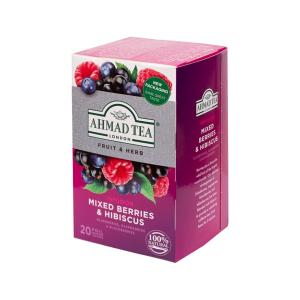 Ahmad Tea Mixed Berries and Hibiscus Infusion 20 Teabags 40g | Ahmad Tea