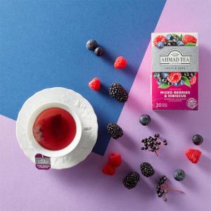 Ahmad Tea Mixed Berries and Hibiscus Infusion 20 Teabags 40g | Ahmad Tea