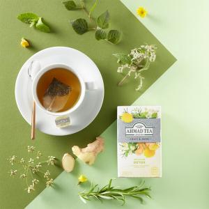 Ahmad Tea Detox Fruit and Herbal Infusion 20 Φακελάκια 40g | Μείγμα Βοτάνων για Αποτοξίνωση | Ahmad Tea