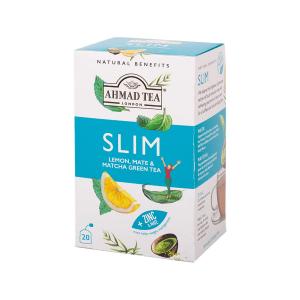 Ahmad Tea Slim Lemon Mate Matcha Infusion 20 Teabags 30g | Ahmad Tea