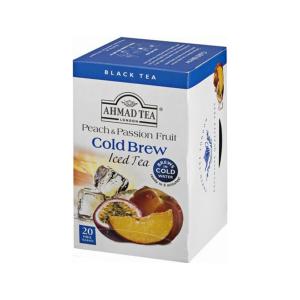 Ahmad Tea Peach and Passionfruit Cold Brew Iced Tea 20 Teabags 42g | Ahmad Tea