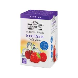 Ahmad Tea Summer Fruits and Stevia Cold Brew Iced Drink 20 Teabags 40g | Ahmad Tea