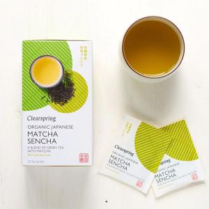 Organic Matcha Sencha Tea 20 Teabags 36g | Clearspring