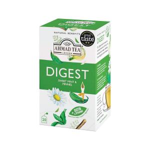 Ahmad Tea Digest Sweet Mint and Fennel Infusion 20 Teabags 40g | Ahmad Tea